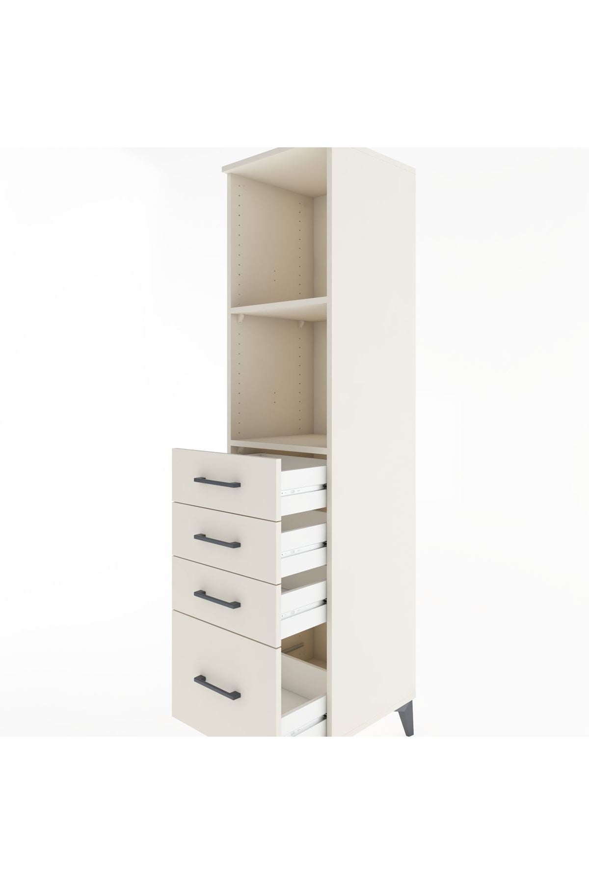 Hyperion Dolap 2 Raflı 4 Çekmeceli 44x44x182 Aytaşı-Aytaşı