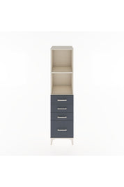 Hyperion Dolap 2 Raflı 4 Çekmeceli 44x44x182 Aytaşı-Antrasit