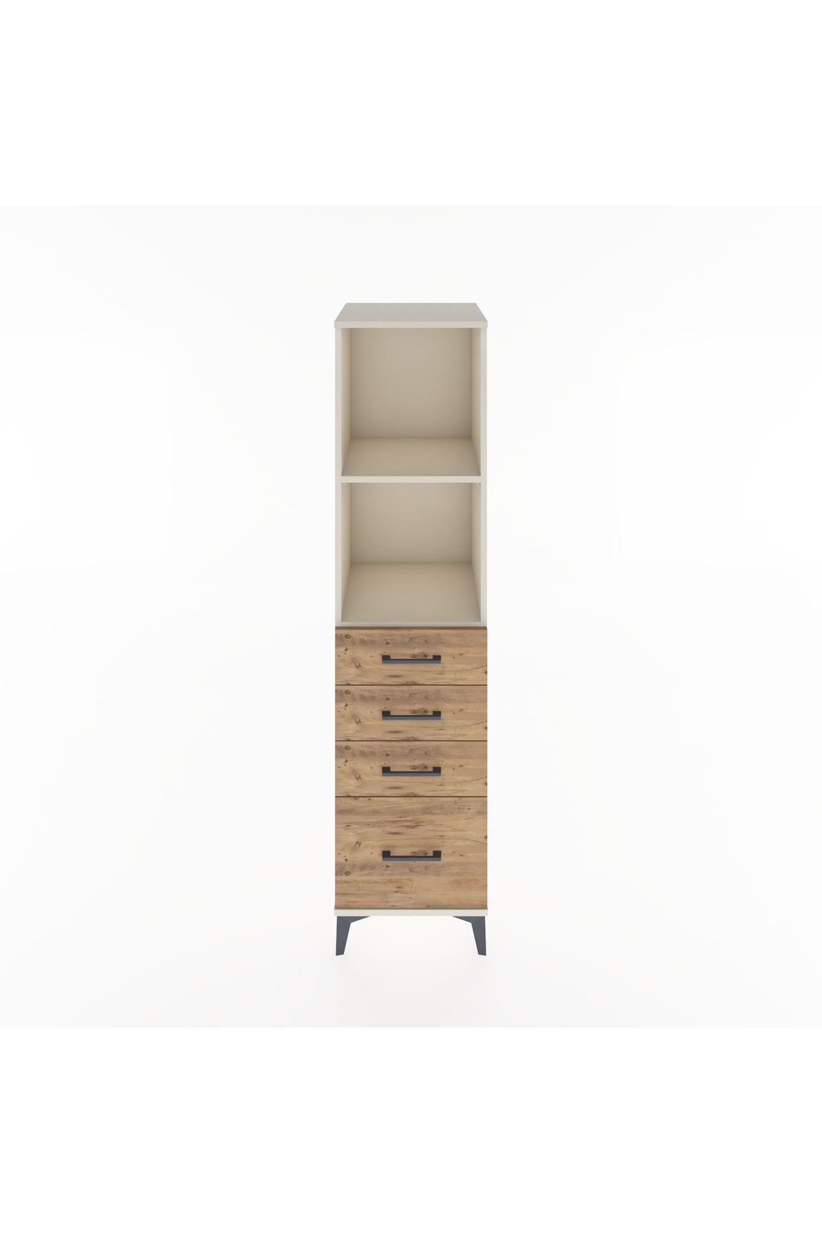 Hyperion Dolap 2 Raflı 4 Çekmeceli 44x44x182 Aytaşı-Çam