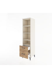 Hyperion Dolap 4 Raflı 2 Çekmeceli 44x44x182 - S55M043V3B