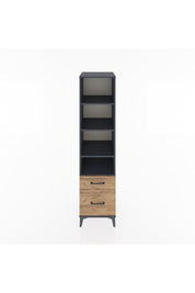Hyperion Dolap 4 Raflı 2 Çekmeceli 44x44x182 - S55M043V6B