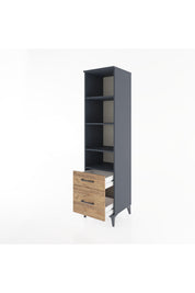Hyperion Dolap 4 Raflı 2 Çekmeceli 44x44x182 - S55M043V6B