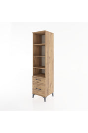 Hyperion Dolap 4 Raflı 2 Çekmeceli 44x44x182 - S55M043V9B