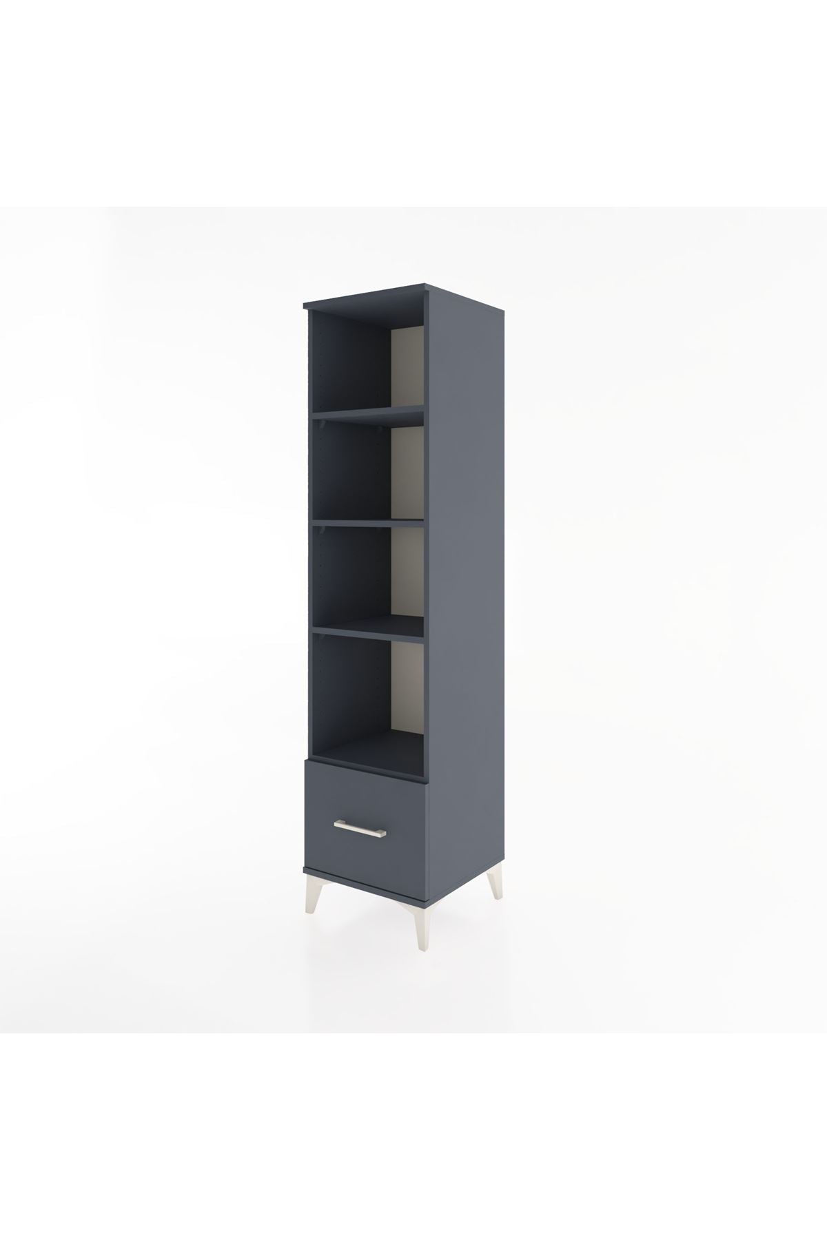Hyperion Dolap 4 Raflı Tek Çekmeceli 44x44x182 - S55M044V5B