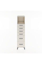 Hyperion Dolap Tek Raflı 6 Çekmeceli 44x44x182 Aytaşı-Aytaşı