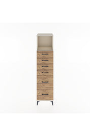 Hyperion Dolap Tek Raflı 6 Çekmeceli 44x44x182 Aytaşı-Çam