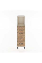 Hyperion Dolap Tek Raflı 5 Çekmeceli 44x44x182 Aytaşı-Çam