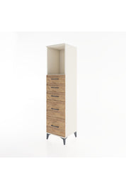 Hyperion Dolap Tek Raflı 5 Çekmeceli 44x44x182 Aytaşı-Çam