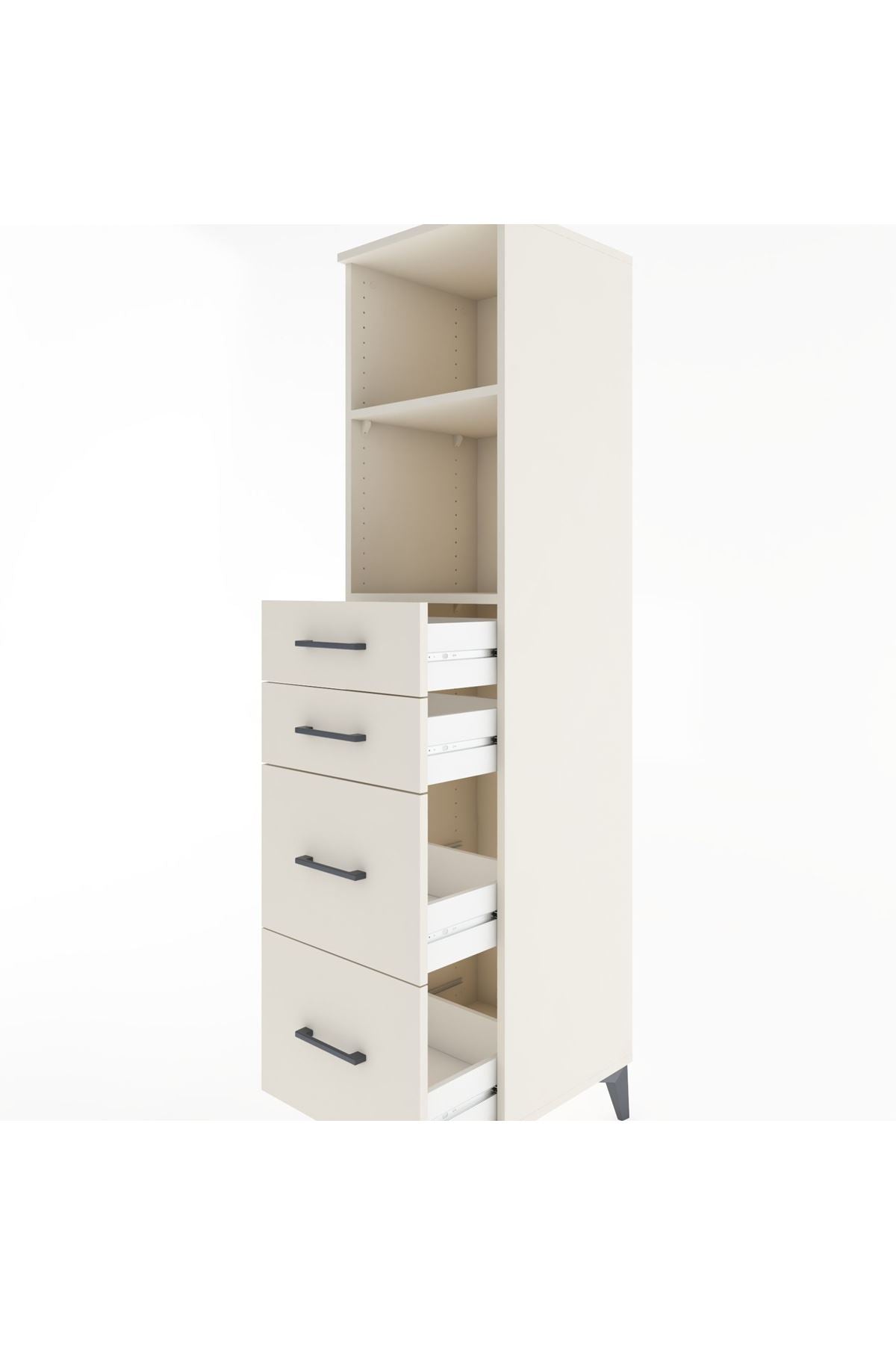 Hyperion Dolap 2 Raflı 4 Çekmeceli 44x44x182 Aytaşı-Aytaşı