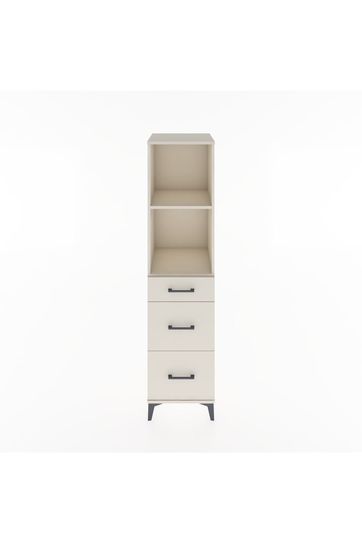 Hyperion Dolap 2 Raflı 3 Çekmeceli 44x44x182 Aytaşı-Aytaşı