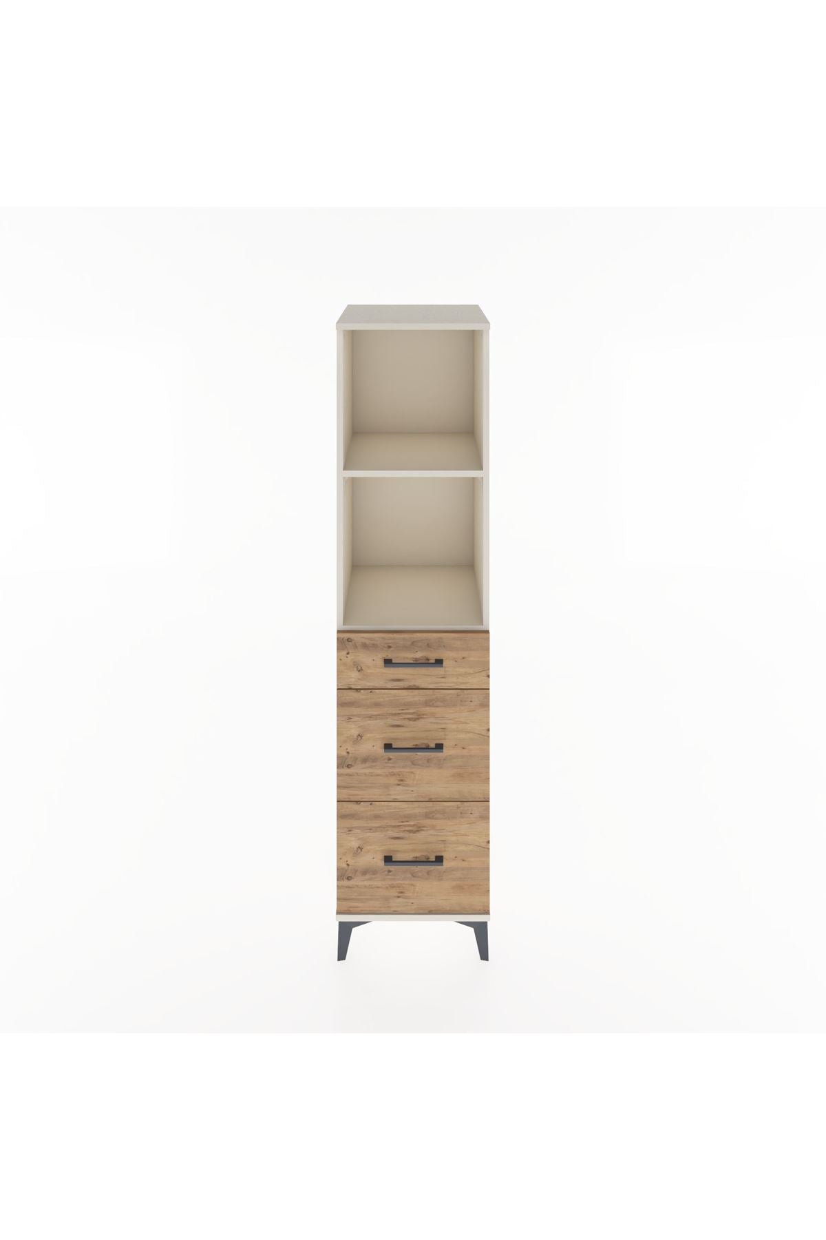 Hyperion Dolap 2 Raflı 3 Çekmeceli 44x44x182 Aytaşı-Çam