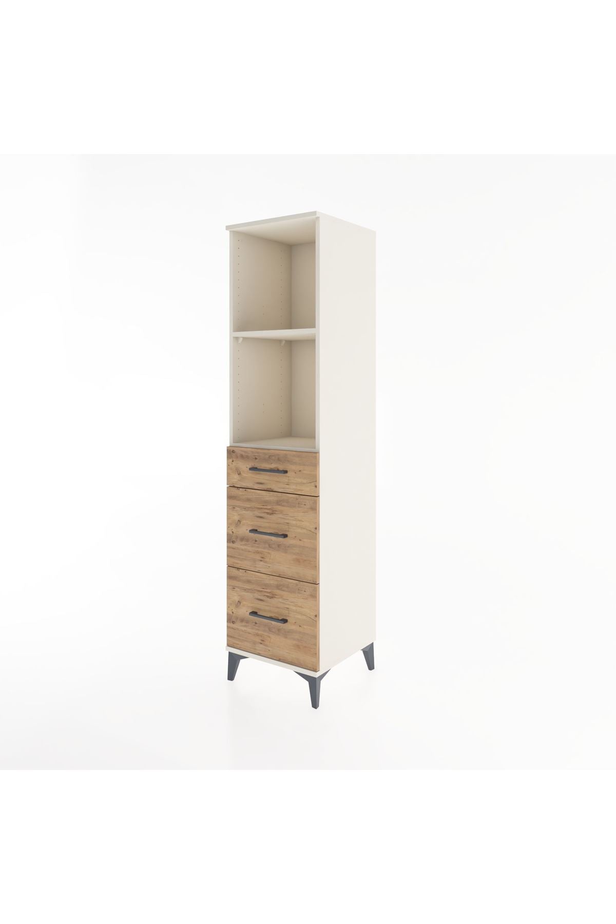 Hyperion Dolap 2 Raflı 3 Çekmeceli 44x44x182 Aytaşı-Çam