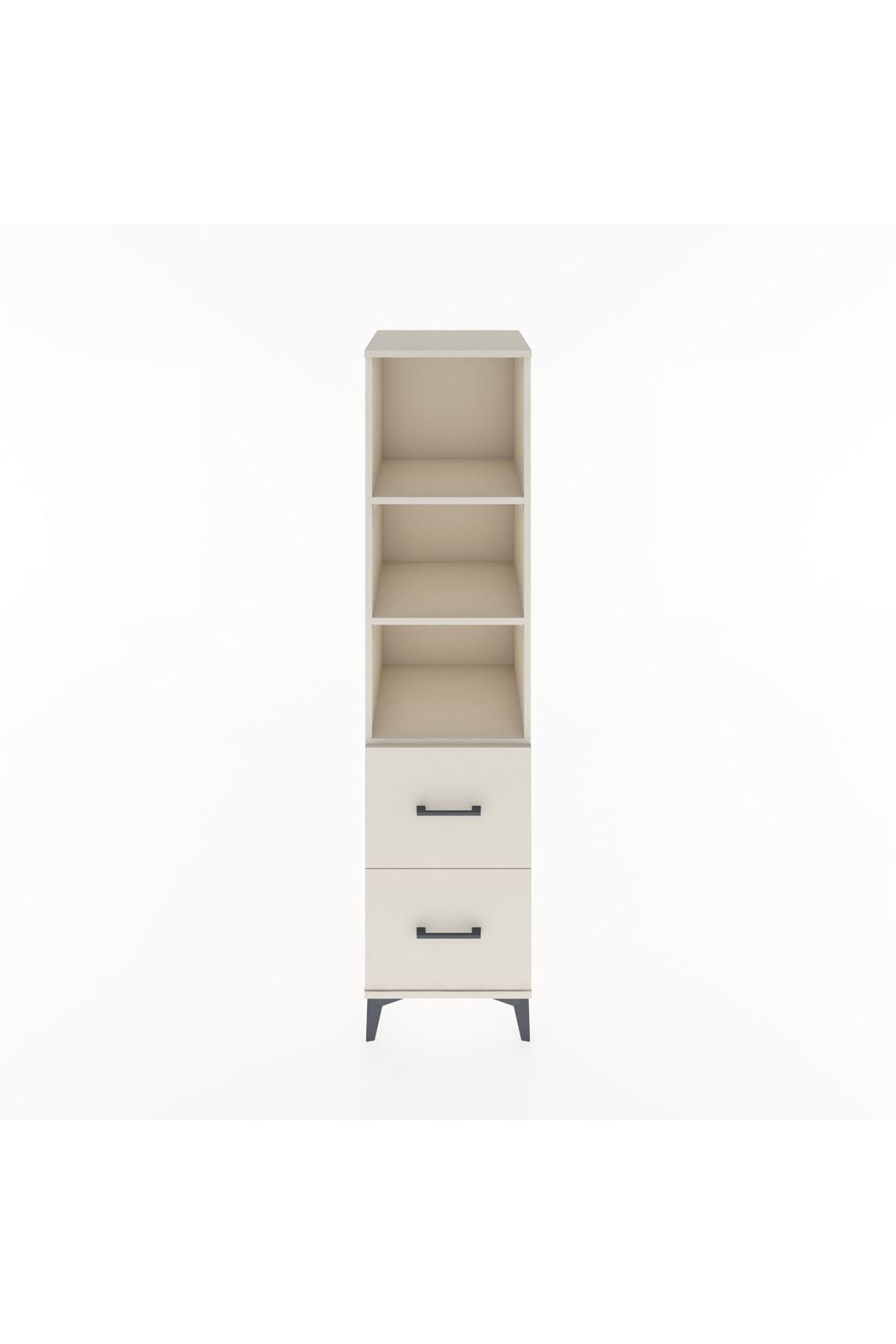 Hyperion Dolap 3 Raflı 2 Çekmeceli 44x44x182 Aytaşı-Aytaşı