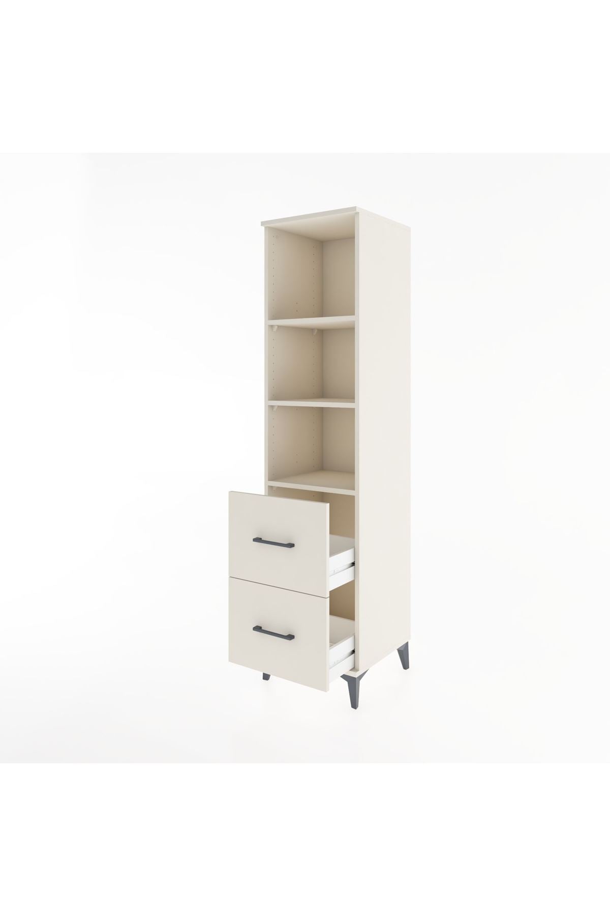 Hyperion Dolap 3 Raflı 2 Çekmeceli 44x44x182 Aytaşı-Aytaşı