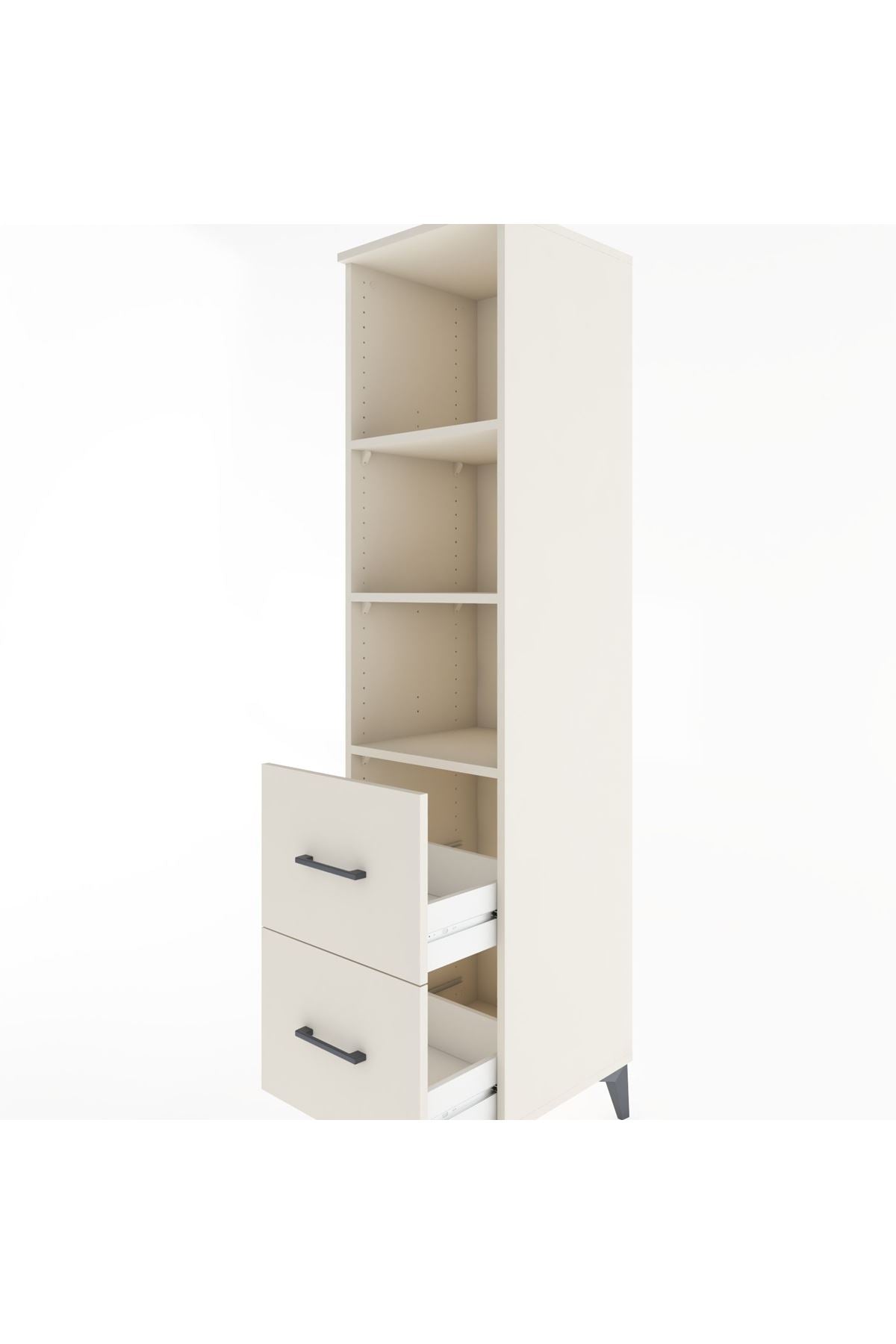 Hyperion Dolap 3 Raflı 2 Çekmeceli 44x44x182 Aytaşı-Aytaşı