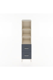 Hyperion Dolap 3 Raflı 2 Çekmeceli 44x44x182 Aytaşı-Antrasit