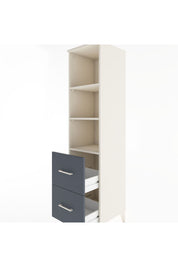 Hyperion Dolap 3 Raflı 2 Çekmeceli 44x44x182 Aytaşı-Antrasit