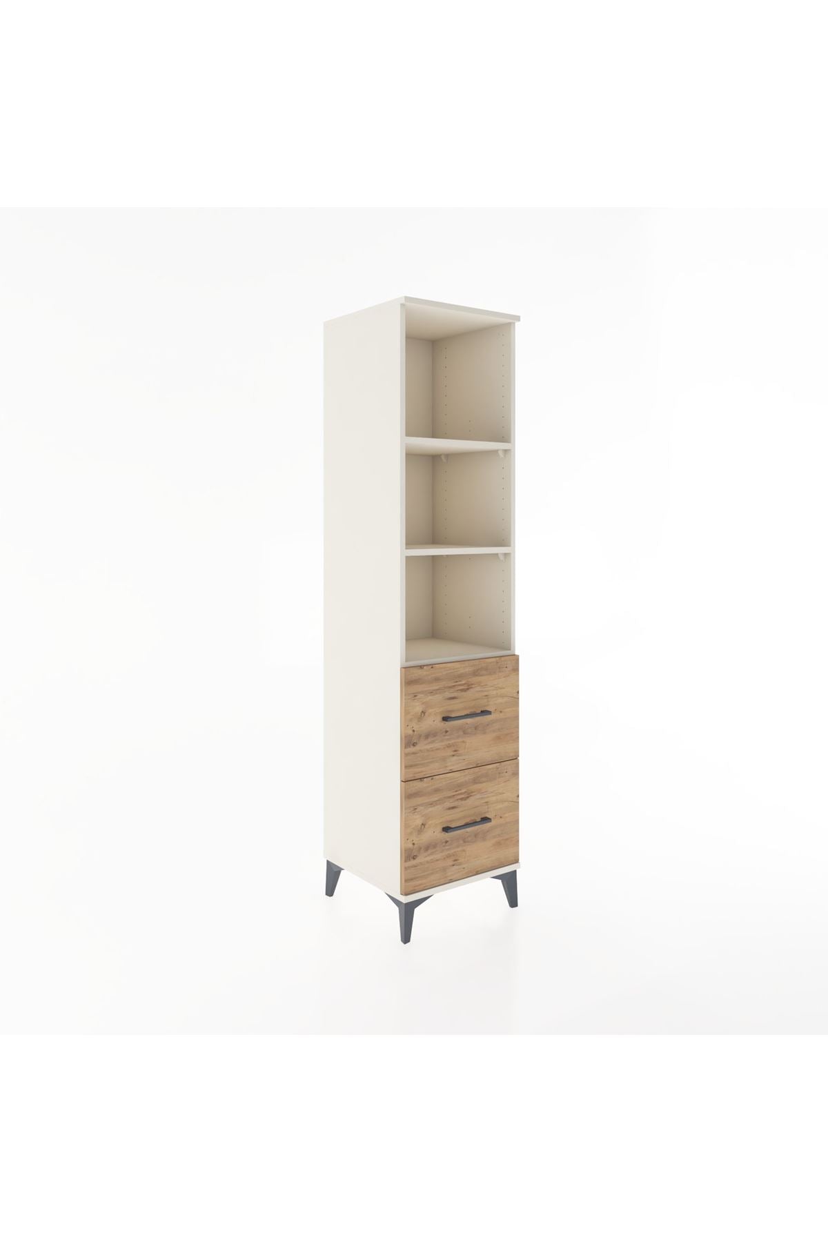 Hyperion Dolap 3 Raflı 2 Çekmeceli 44x44x182 Aytaşı-Çam