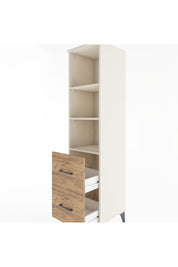 Hyperion Dolap 3 Raflı 2 Çekmeceli 44x44x182 Aytaşı-Çam