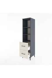Hyperion Dolap 3 Raflı 2 Çekmeceli 44x44x182 Antrasit-Aytaşı