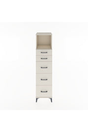 Hyperion Dolap Tek Raflı 5 Çekmeceli 44x44x182 Aytaşı-Aytaşı