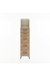 Hyperion Dolap Tek Raflı 5 Çekmeceli 44x44x182 Aytaşı-Çam