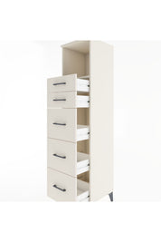 Hyperion Dolap Tek Raflı 5 Çekmeceli 44x44x182 Aytaşı-Aytaşı