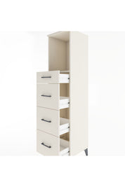 Hyperion Dolap Tek Raflı 4 Çekmeceli 44x44x182 Aytaşı-Aytaşı