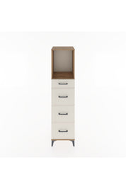 Hyperion Dolap Tek Raflı 4 Çekmeceli 44x44x182 Çam-Aytaşı