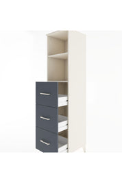 Hyperion Dolap 2 Raflı 3 Çekmeceli 44x44x182 Aytaşı-Antrasit