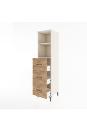 Hyperion Dolap 2 Raflı 3 Çekmeceli 44x44x182 Aytaşı-Çam