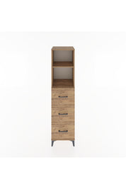 Hyperion Dolap 2 Raflı 3 Çekmeceli 44x44x182 Çam-Çam