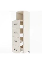 Hyperion Dolap Tek Raflı 4 Çekmeceli 44x44x182 Aytaşı-Aytaşı
