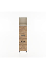 Hyperion Dolap Tek Raflı 4 Çekmeceli 44x44x182 Aytaşı-Çam