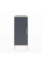 Hyperion Komodin 2 Raflı Tek Kapaklı 44x44x106 Aytaşı-Antrasit