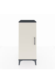 Hyperion Komodin 2 Raflı Tek Kapaklı 44x44x106 Antrasit-Aytaşı