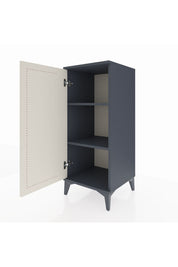 Hyperion Komodin 2 Raflı Tek Kapaklı 44x44x106 Antrasit-Aytaşı