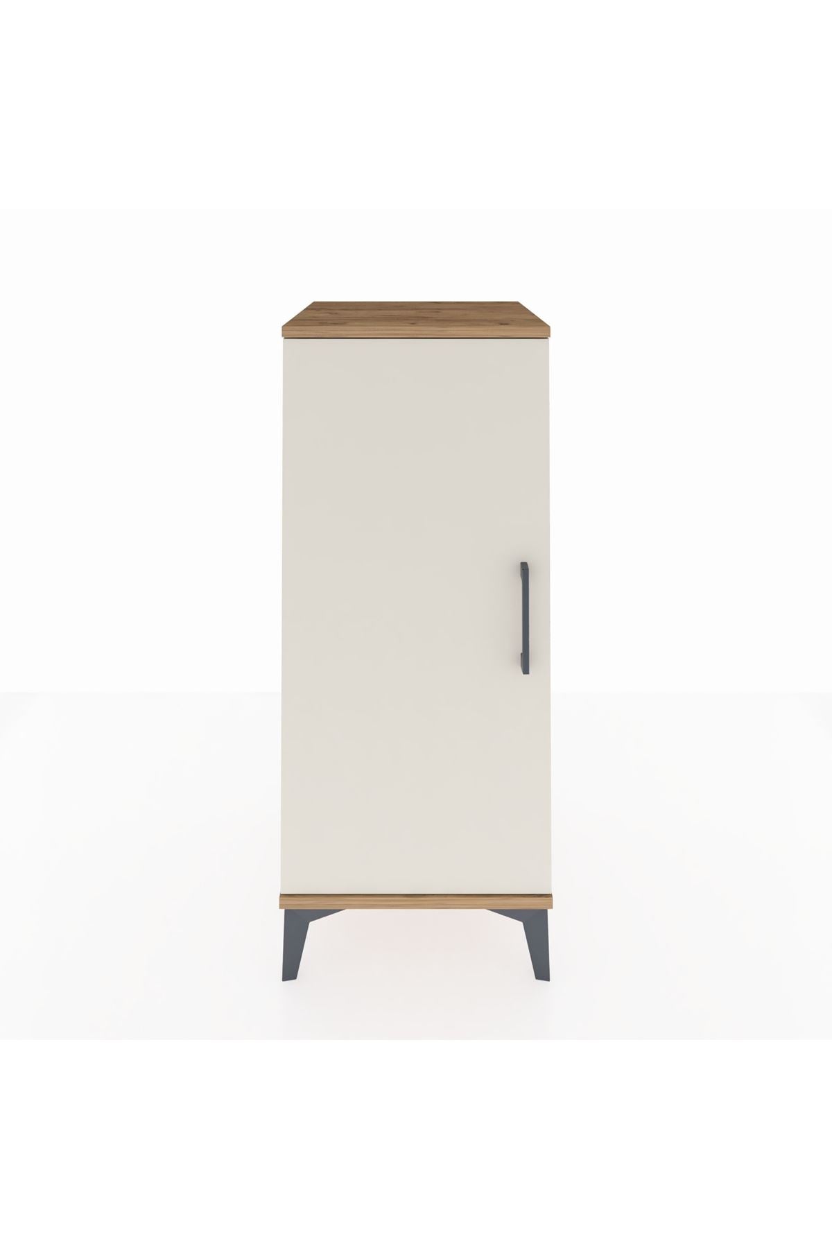 Hyperion Komodin 2 Raflı Tek Kapaklı 44x44x106 Çam-Aytaşı