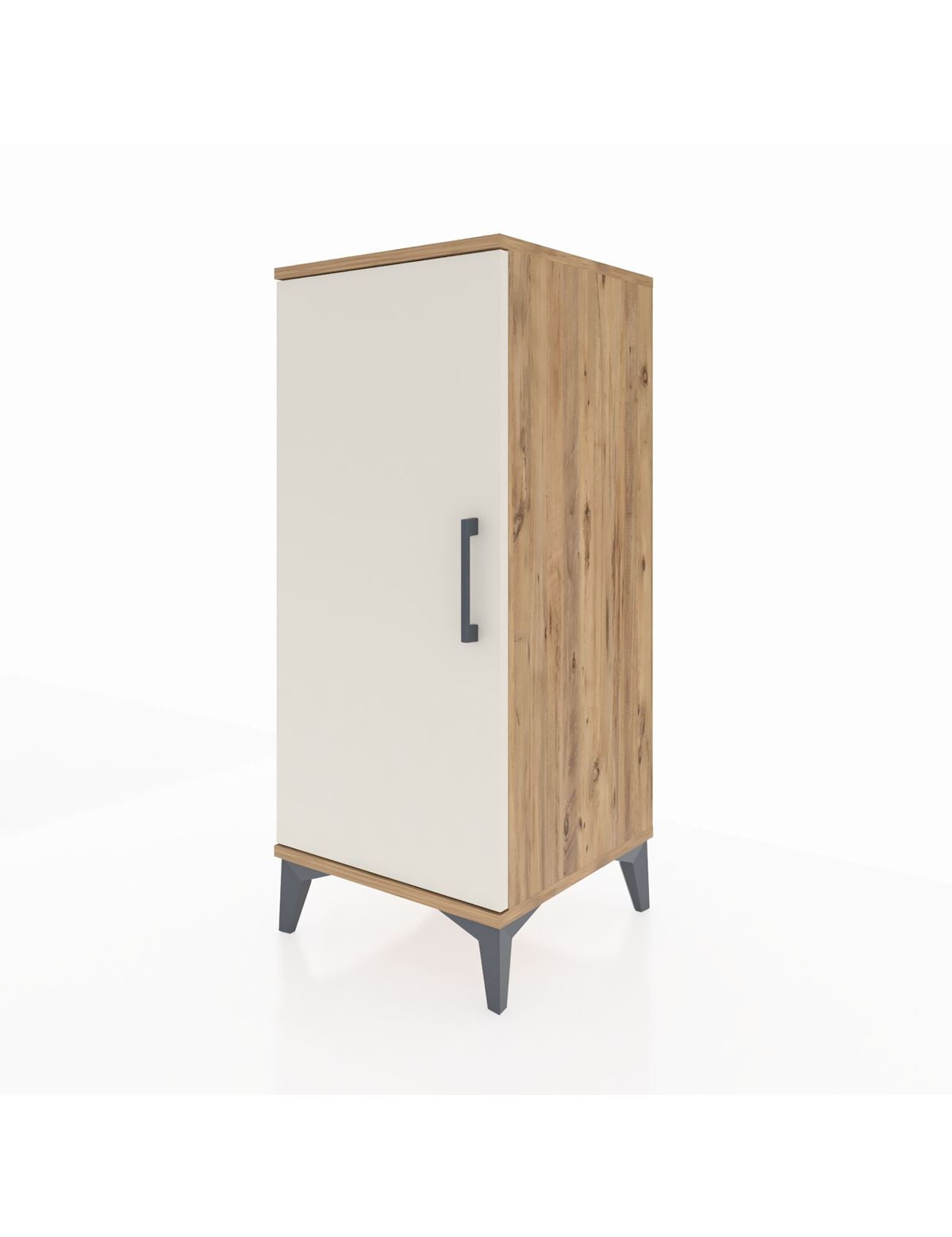 Hyperion Komodin 2 Raflı Tek Kapaklı 44x44x106 - S43M002V7B