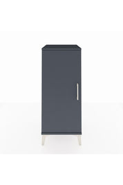 Hyperion Komodin Tek Raflı Tek Kapaklı 44x44x106 Antrasit-Antrasit