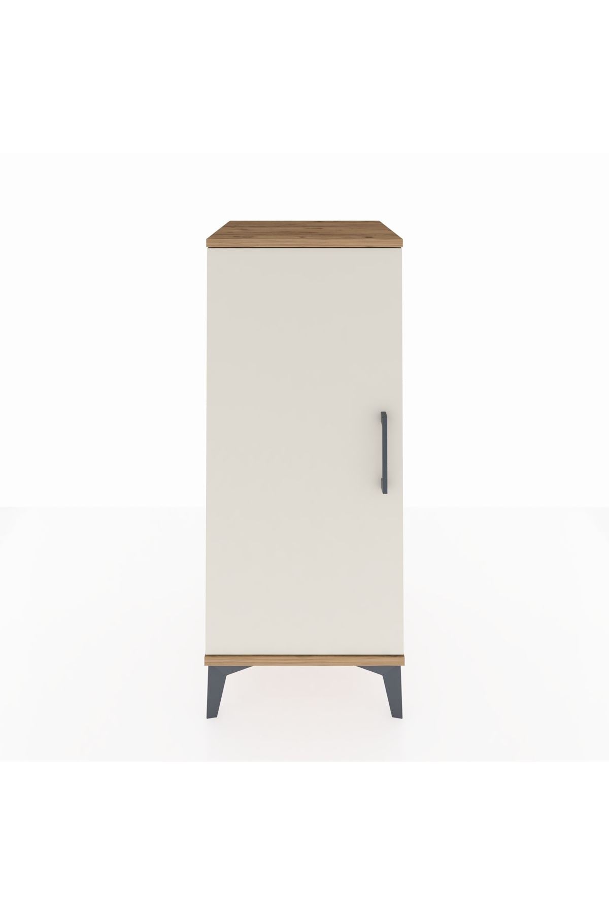 Hyperion Komodin Tek Raflı Tek Kapaklı 44x44x106 Çam-Aytaşı