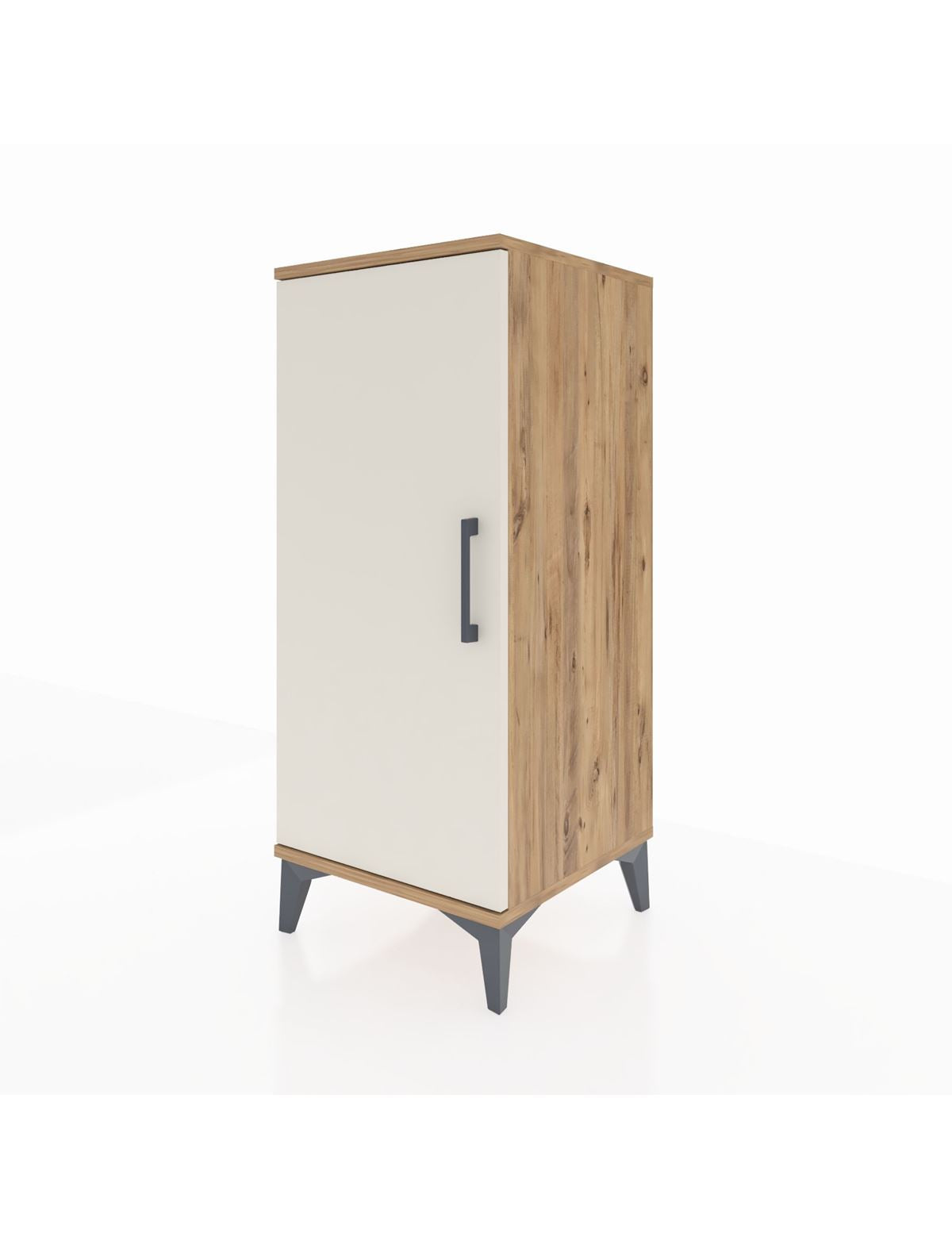 Hyperion Komodin Tek Raflı Tek Kapaklı 44x44x106 - S43M003V7B