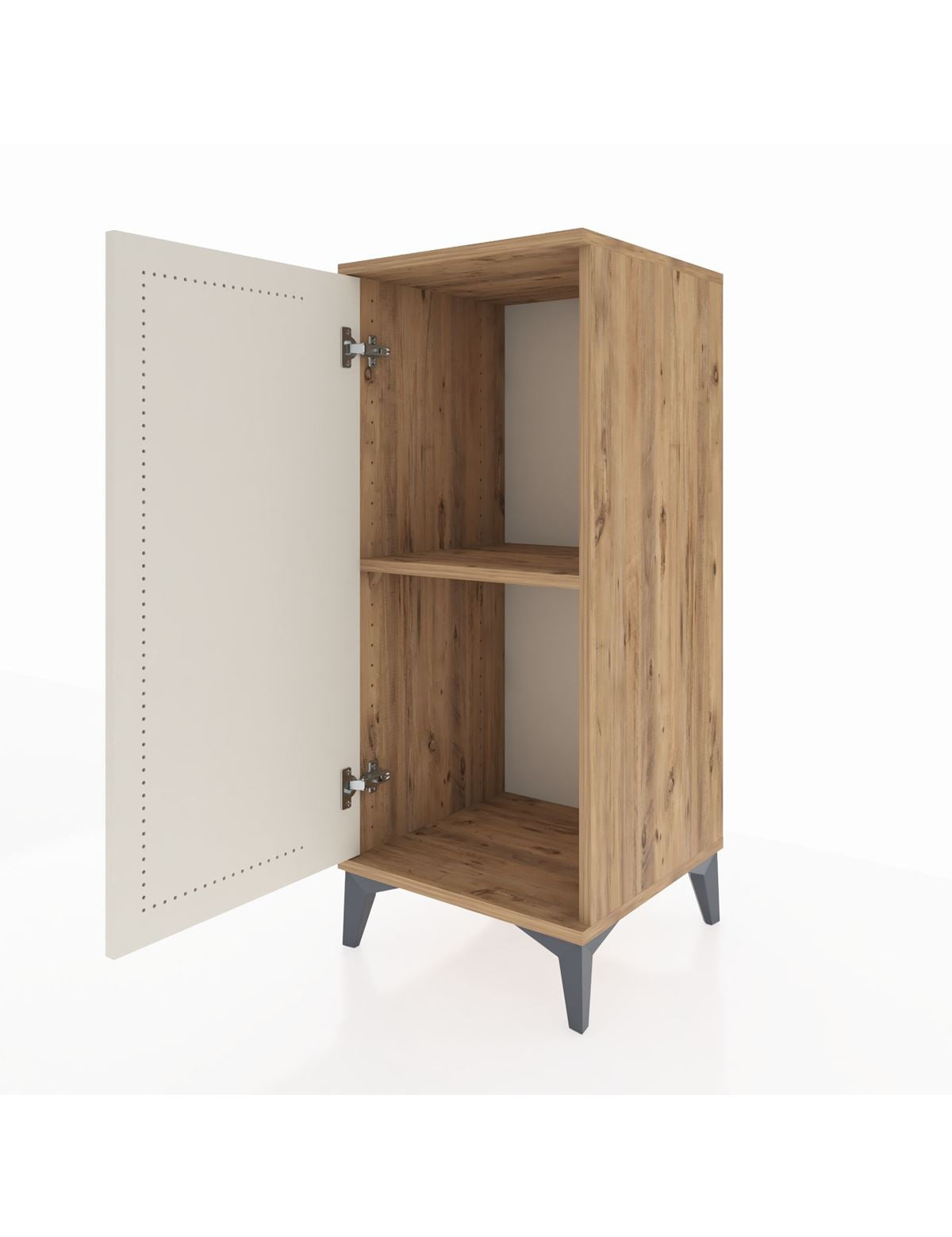 Hyperion Komodin Tek Raflı Tek Kapaklı 44x44x106 - S43M003V7B