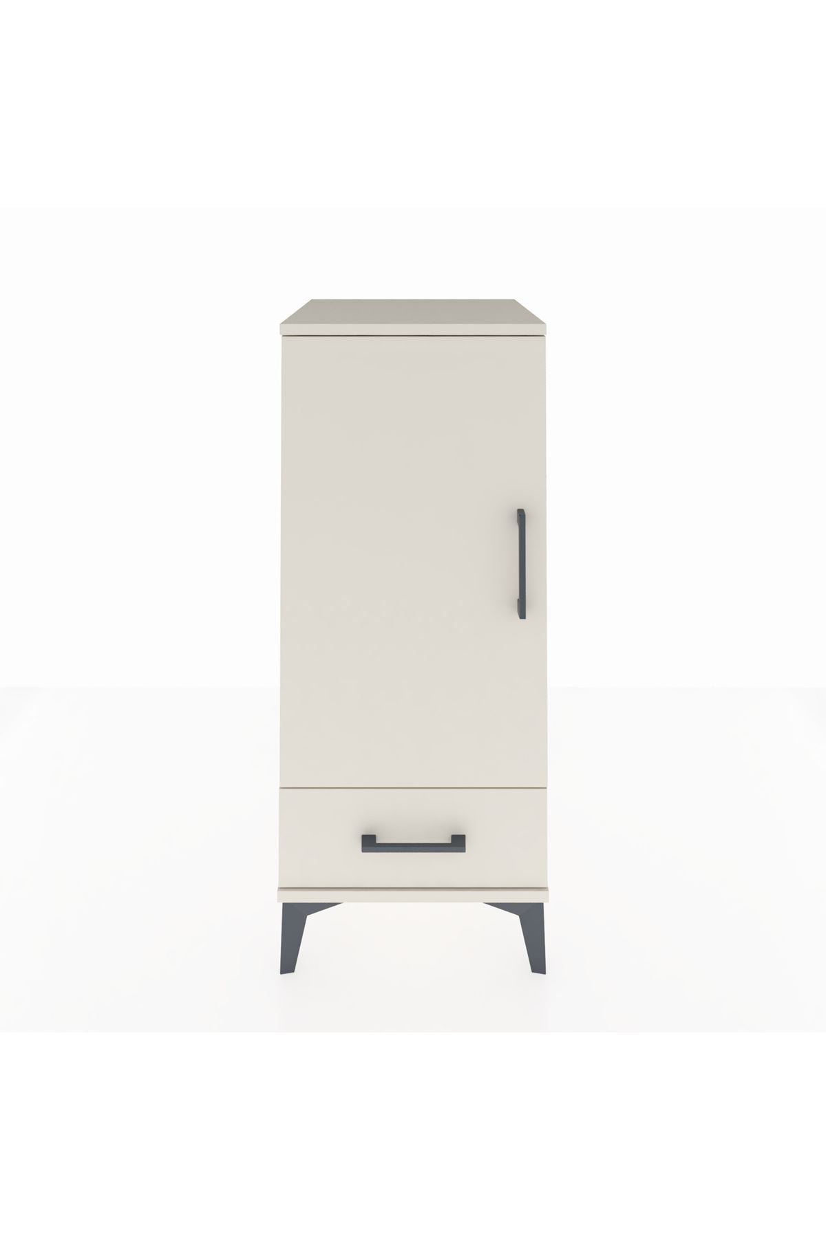 Hyperion Komodin 2 Raflı Tek Çekmeceli Tek Kapaklı 44x44x106 Aytaşı-Aytaşı