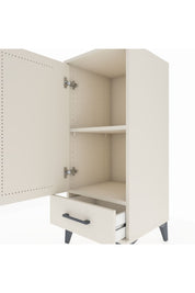 Hyperion Komodin 2 Raflı Tek Çekmeceli Tek Kapaklı 44x44x106 Aytaşı-Aytaşı