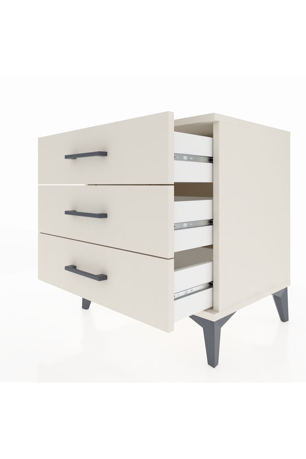 Hyperion Komodin 3 Çekmeceli 60x44x64 Aytaşı-Aytaşı