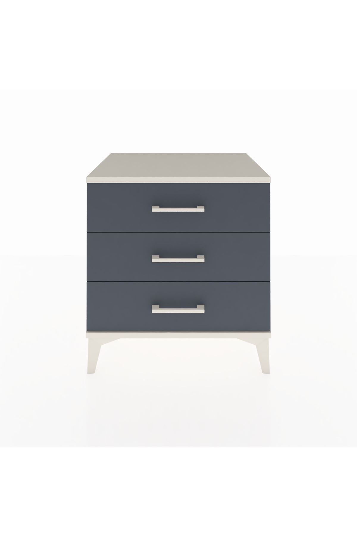 Hyperion Komodin 3 Çekmeceli 60x44x64 Aytaşı-Antrasit