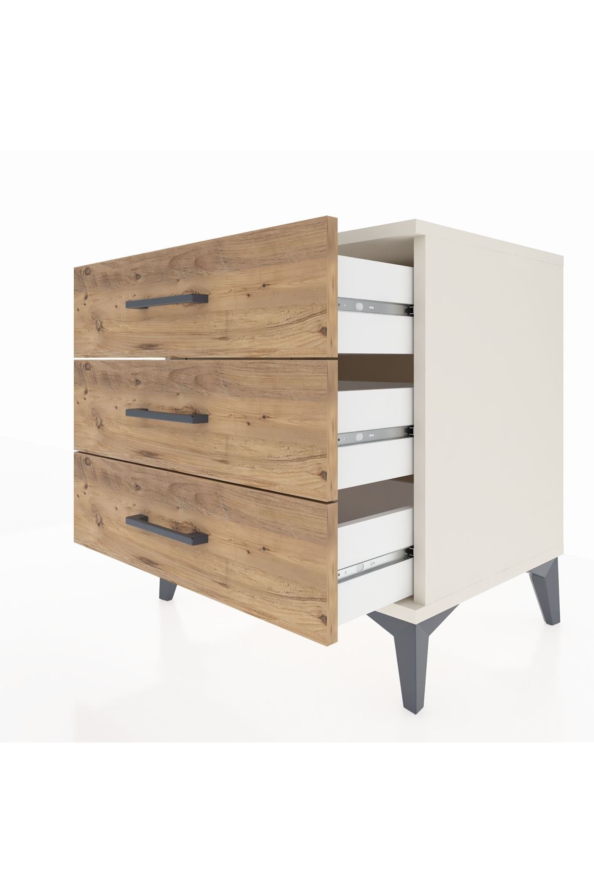 Hyperion Komodin 3 Çekmeceli 60x44x64 Aytaşı-Çam