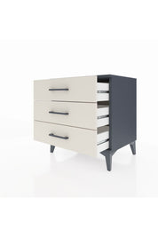 Hyperion Komodin 3 Çekmeceli 60x44x64 Antrasit-Aytaşı