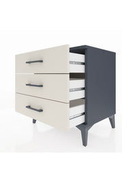 Hyperion Komodin 3 Çekmeceli 60x44x64 Antrasit-Aytaşı